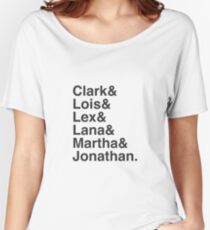 Smallville Characters Women's Relaxed Fit T-Shirt