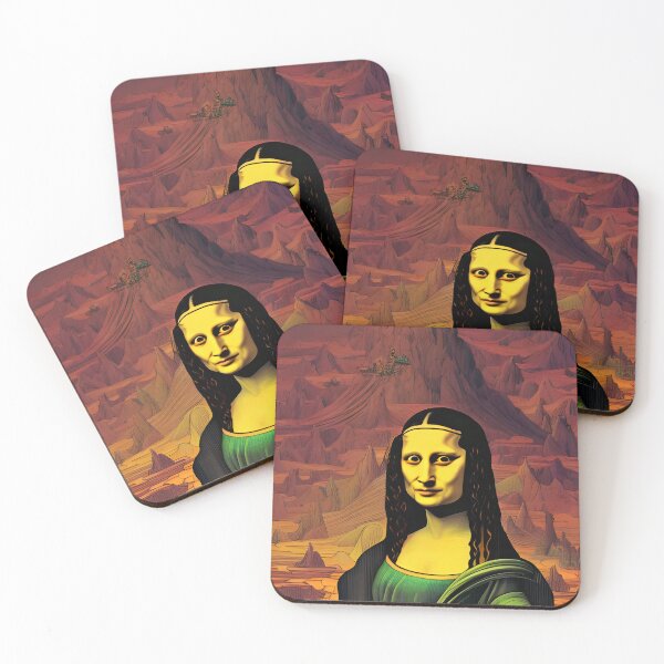 Item preview, Something Is Wrong With Mona Lisa  designed and sold by EsoteraArt.