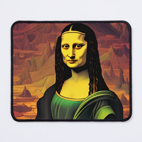 Item preview, Something Is Wrong With Mona Lisa  designed and sold by EsoteraArt.