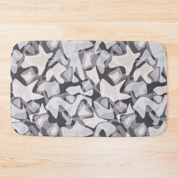 Item preview, Light Grey Abstract Spotted Camouflage pattern designed and sold by fuzzyfox.