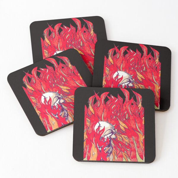 Item preview, Flaming skull designed and sold by Glenbobagins.