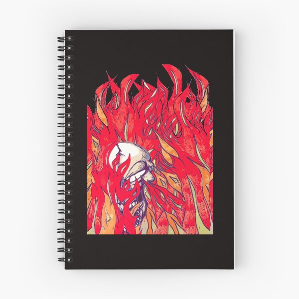 Item preview, Flaming skull designed and sold by Glenbobagins.