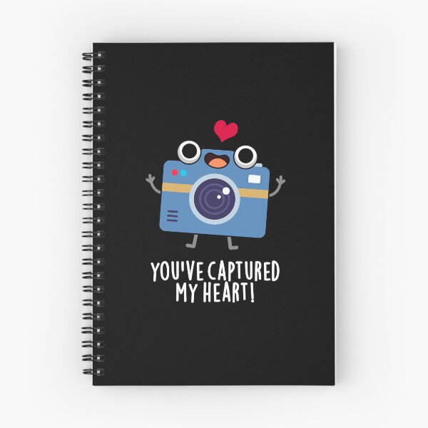 Item preview, You've Captured My Heart Funny Camera Puns (Dark BG) designed and sold by punnybone.