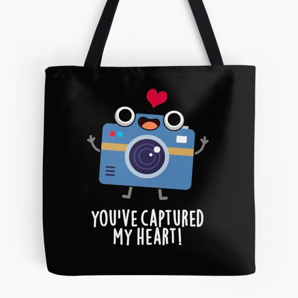 Item preview, You've Captured My Heart Funny Camera Puns (Dark BG) designed and sold by punnybone.