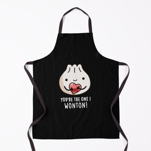 Item preview, You're The One I Wonton Funny Dimsum Puns (Dark BG) designed and sold by punnybone.