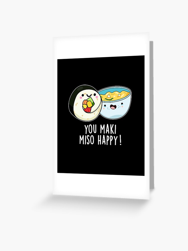 You Maki Miso Happy Sushi Lover Gifts Valentine Yoga Mat by