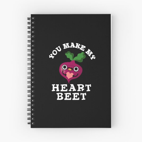 Item preview, You Make My Heart Beet Funny Veggie Puns (Dark BG) designed and sold by punnybone.
