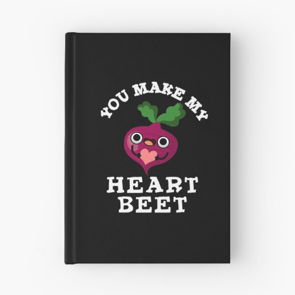 Item preview, You Make My Heart Beet Funny Veggie Puns (Dark BG) designed and sold by punnybone.