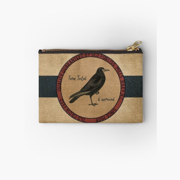 Item preview, Old Crow Egg Mash Vintage Feed Sack designed and sold by Marcee Duggar.