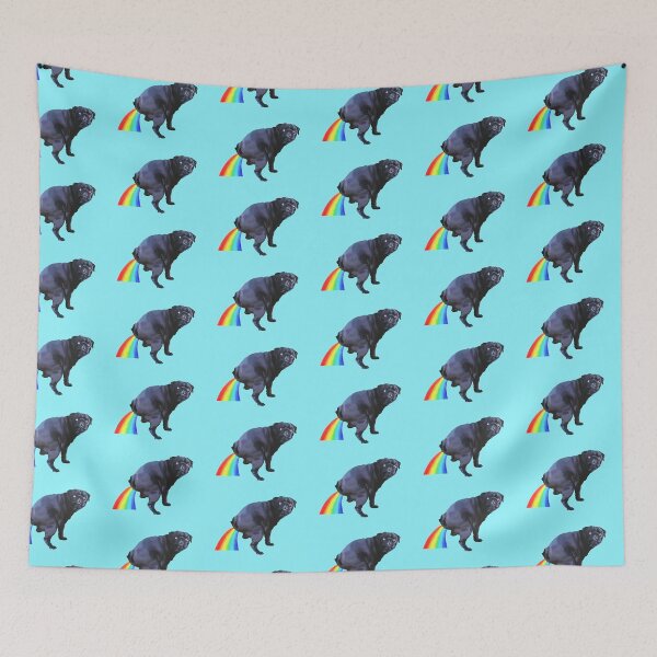 Item preview, Pug Rainbow designed and sold by JonRowland.