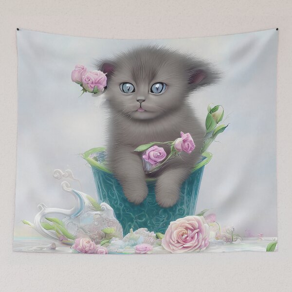 Item preview, Little Black Kitty designed and sold by Alma Lee.