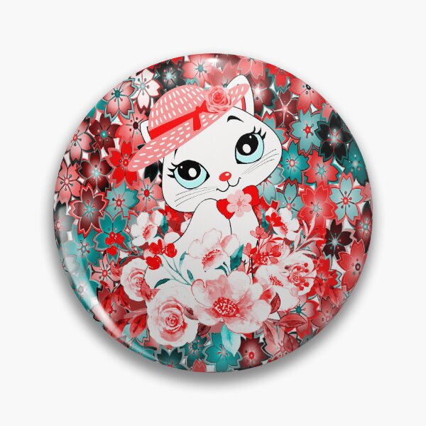 Item preview, International Cat Day | Cat With Flowers designed and sold by DigoCostaK7css.