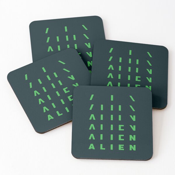 Item preview, A L I E N (green) designed and sold by Murder of Crows.