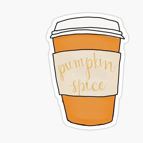 Pumpkin Spice Latte Sticker