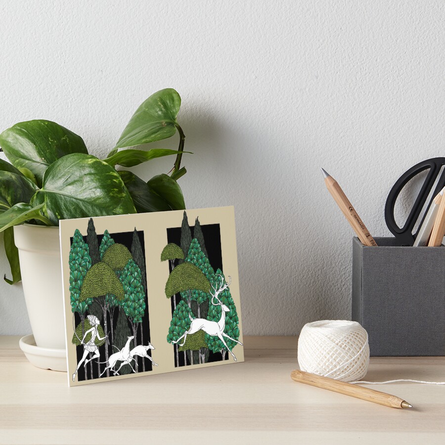 Artemis and the Hunt Art Board Print