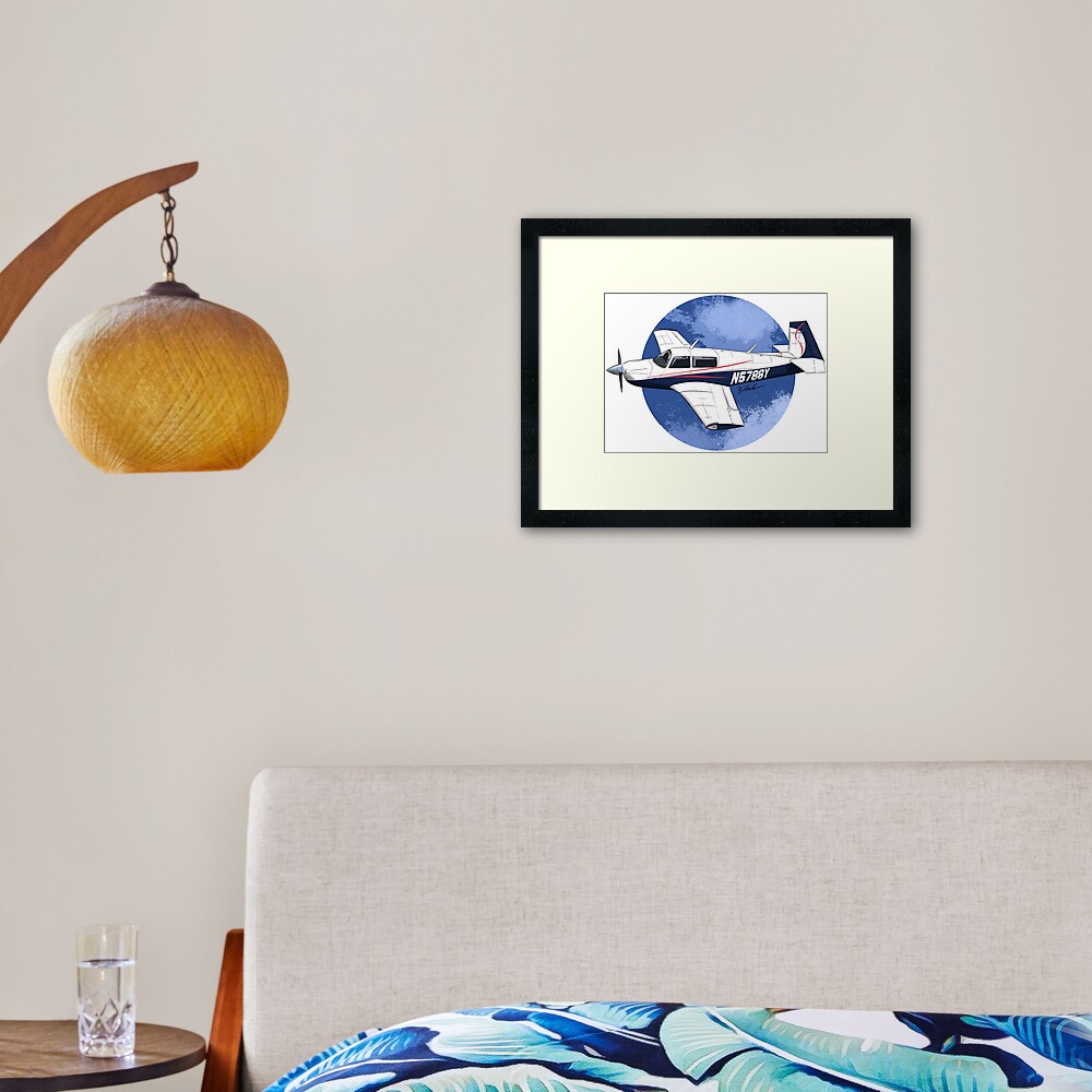 Mooney M20 N5788Y Framed Art Print