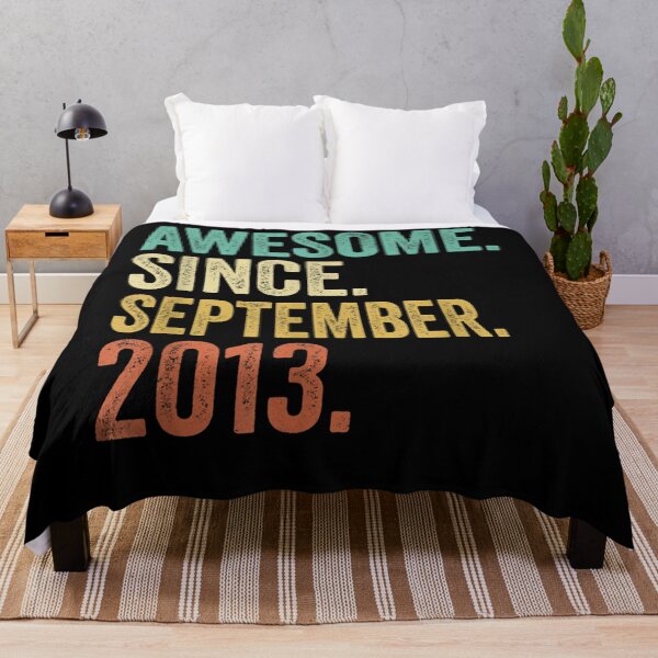 Item preview, 9 Years Old Gifts Awesome September 2013 9th Birthday Boy T-Shirt designed and sold by Miriamalazar.