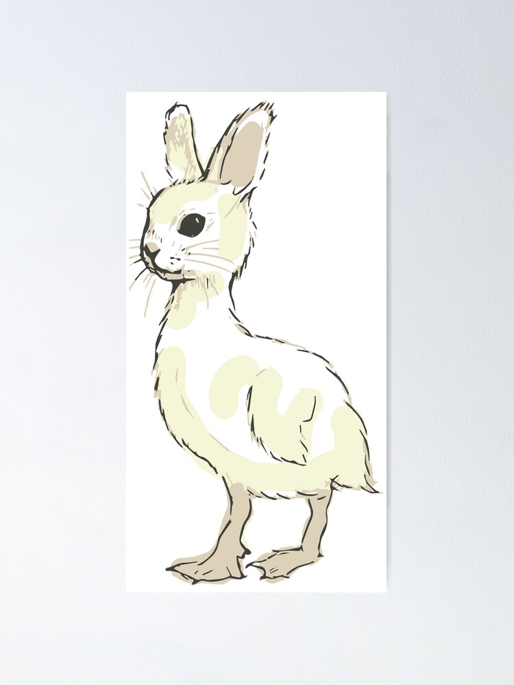 Dubbit Duck Bunny Rabbit Cute Original Illustration Hybrids