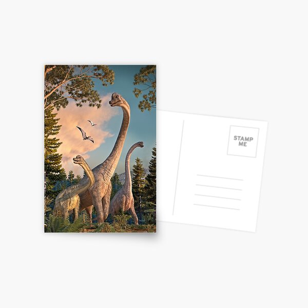 Brachiosaurus Walk Postcard