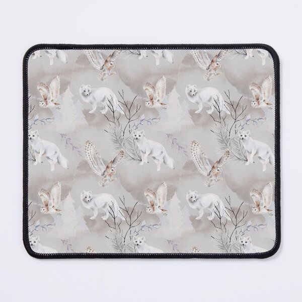 Item preview, Arctic Fox White Winter Pattern designed and sold by WildAliceArt.