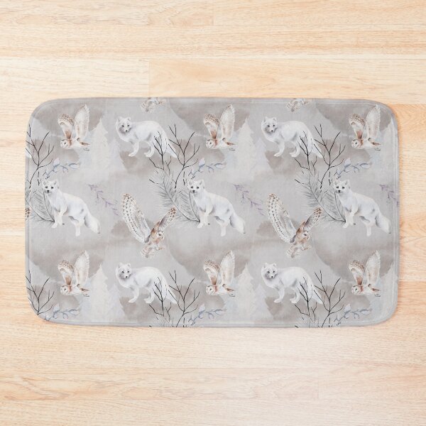 Item preview, Arctic Fox White Winter Pattern designed and sold by WildAliceArt.