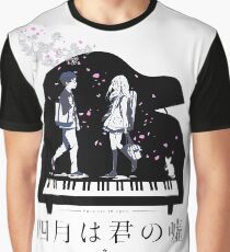 Shigatsu wa Kimi no Uso Graphic T-Shirt