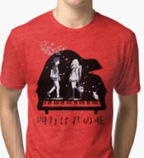 Shigatsu wa Kimi no Uso Tri-blend T-Shirt