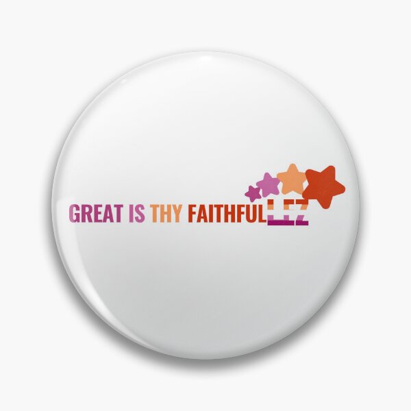 Item preview, Great Is Thy Faithfullez designed and sold by holyqueerit.