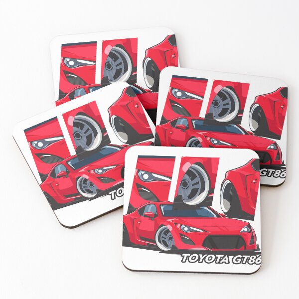 Item preview, red Toyota GT86 modified  designed and sold by wisnubayuaji.