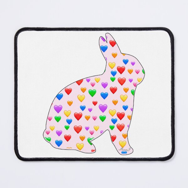 Item preview, Hearts and a Pink Bunny designed and sold by Intriguing Eclectives by Janelle K.