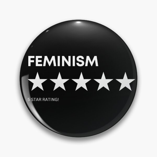 Item preview, FIVE STAR RATING | FEMINISM FIVE STARS designed and sold by Festive Feminist.