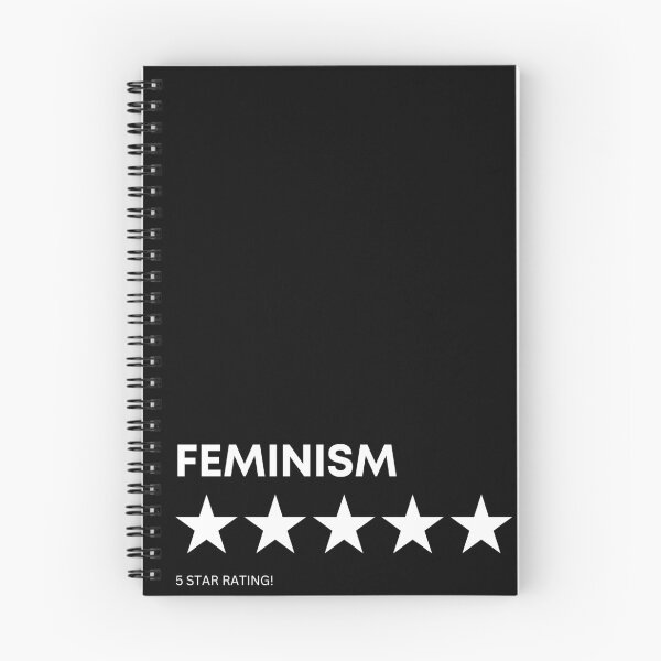 Item preview, FIVE STAR RATING | FEMINISM FIVE STARS designed and sold by Festive Feminist.