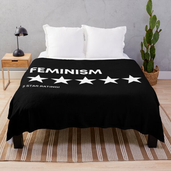 Item preview, FIVE STAR RATING | FEMINISM FIVE STARS designed and sold by Festive Feminist.