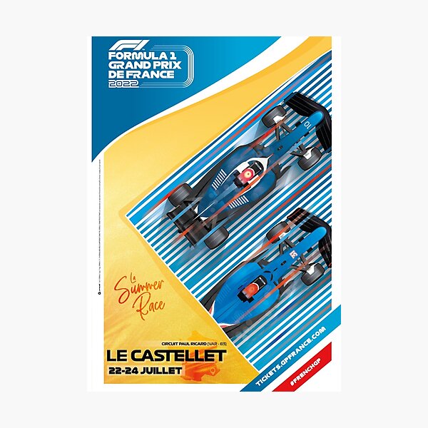 F1 2022 Le Castellet Grand Prix de FranceAffiche promotionnelle Impression photo