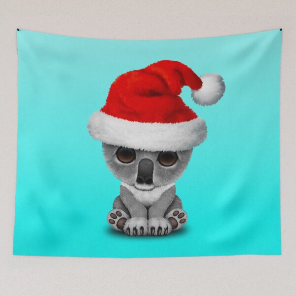 Item preview, Baby Koala Wearing a Santa Hat designed and sold by JeffBartels.