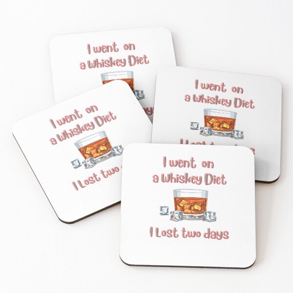Item preview, I went on a Whiskey Diet, I lost two days. designed and sold by LuckyCatStore.