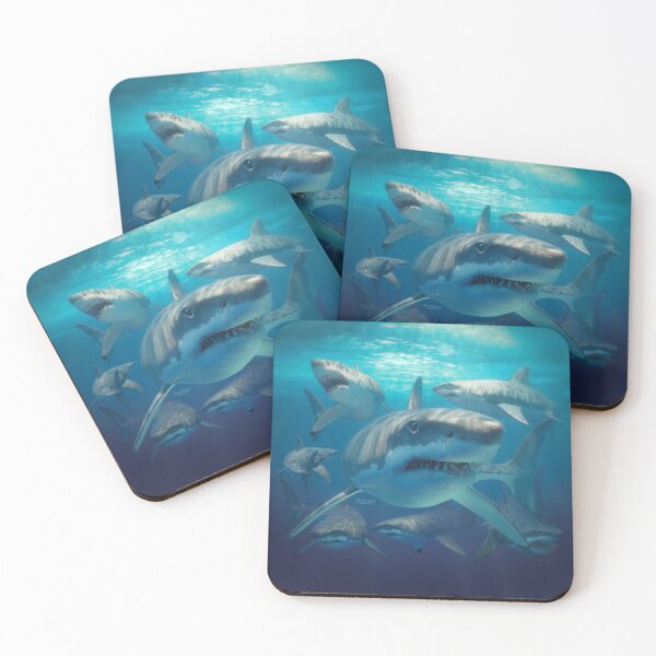 Item preview, Great white sharks designed and sold by DavidPenfound.