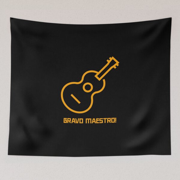 Item preview, Guitar T-Shirt Design Bravo Maestro Pullover Sweatshirt designed and sold by lliquegebrabt.