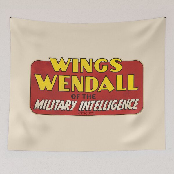 Item preview, WINGS WENDALL of MILITARY INTELLIGENCE designed and sold by ANTIQUITees.