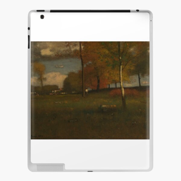 Near the Village, October by George Inness iPad Skin
