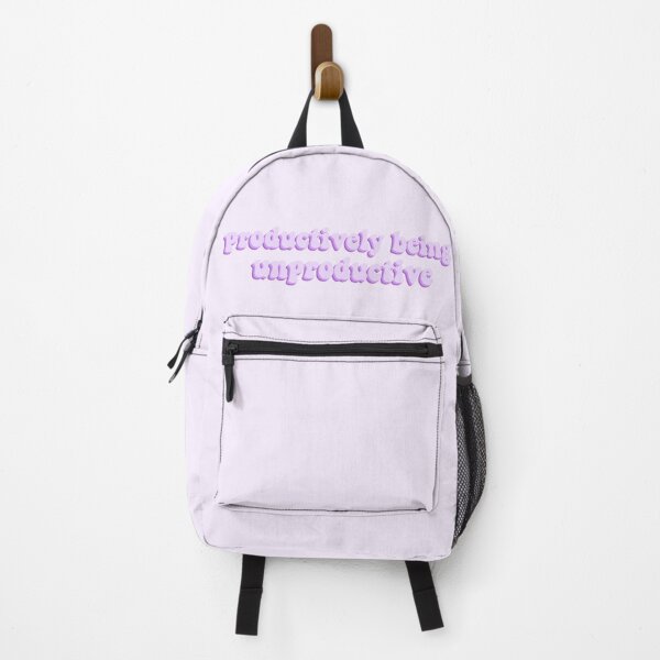 Item preview, Productively being unproductive - purple designed and sold by Cre8iveCat.