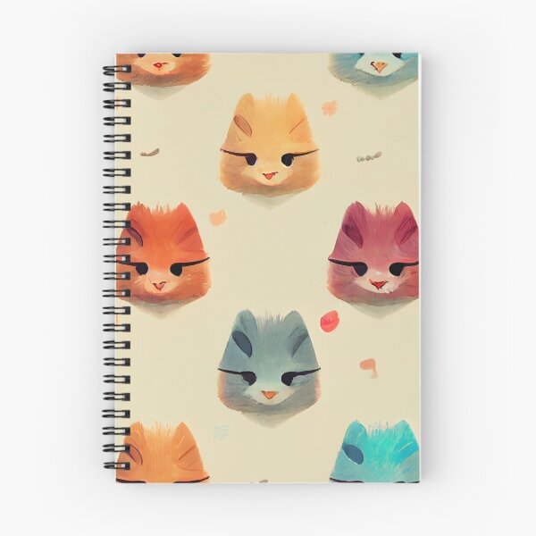 Item preview, Cute Cat Head Pattern designed and sold by Rednellanad.