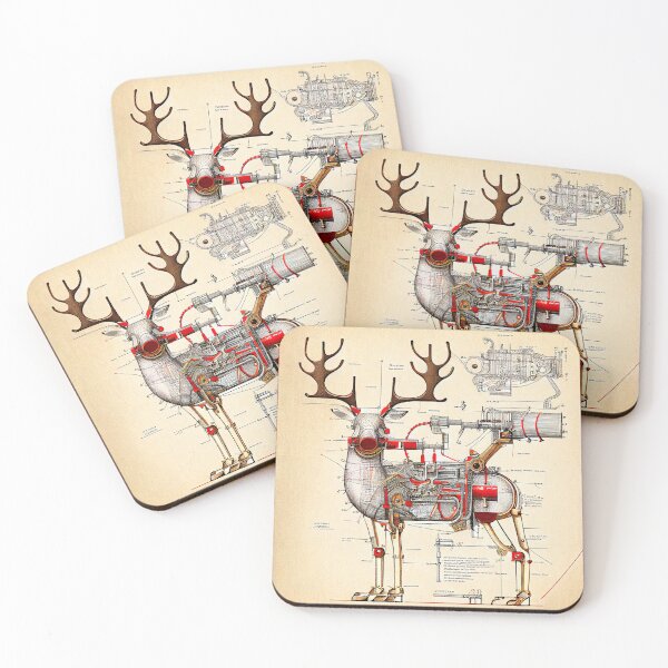 Item preview, Reindeer schematic designed and sold by Patrick Edwards.