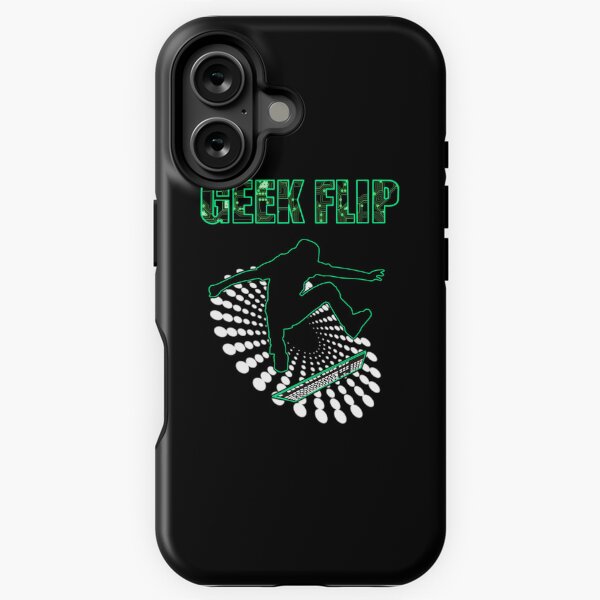 Vista previa del artículo con la obra «Geek Flip - Monopatín & Friki», diseñado y vendido por chatanyaoscay.