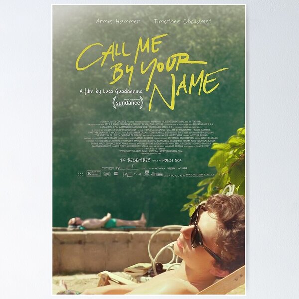 Item preview, Call Me By Your Name Movie designed and sold by travisbarke.