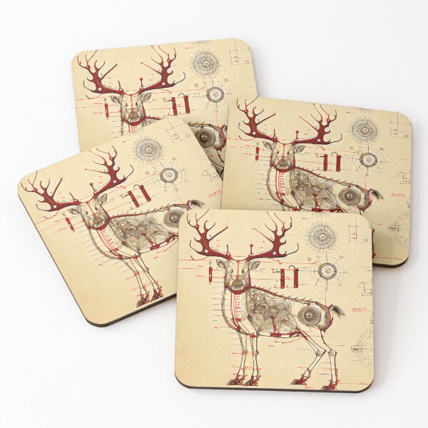 Item preview, Drawing of Santa's reindeer designed and sold by Patrick Edwards.