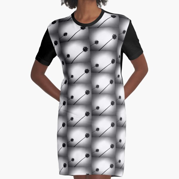Palms Noir Graphic T-Shirt Dress