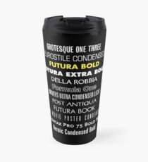 THE TWELVE (TYPE)FACES OF DR. WHO Travel Mug