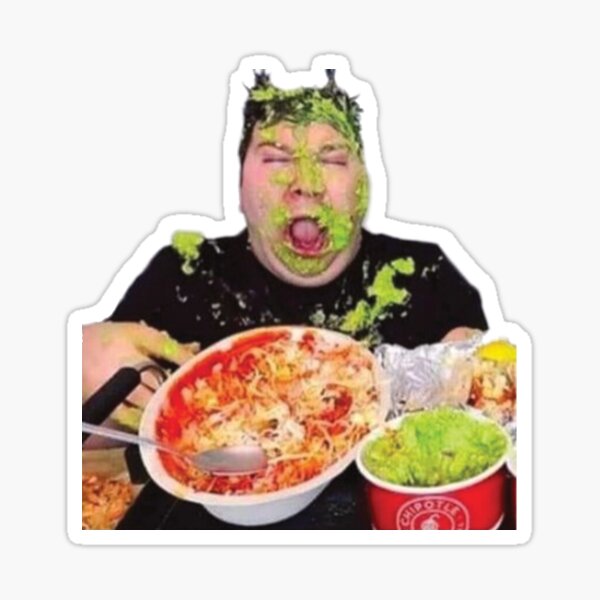 Meme Mukbang Stickers for Sale | Redbubble