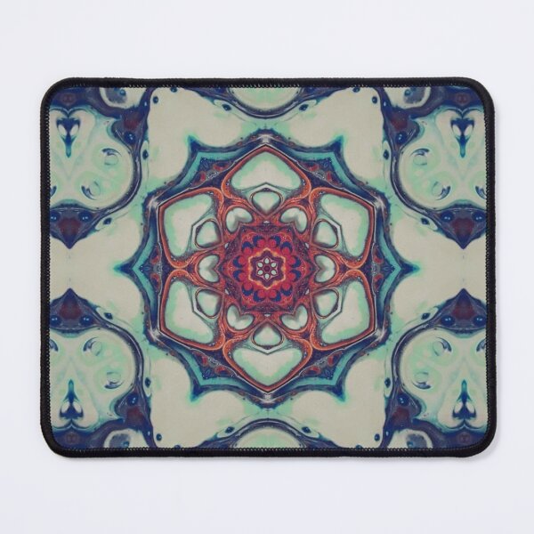 Item preview, 2446 - Vibrant Cyan Contrasting Kaleidoscope Design designed and sold by 44scarab.